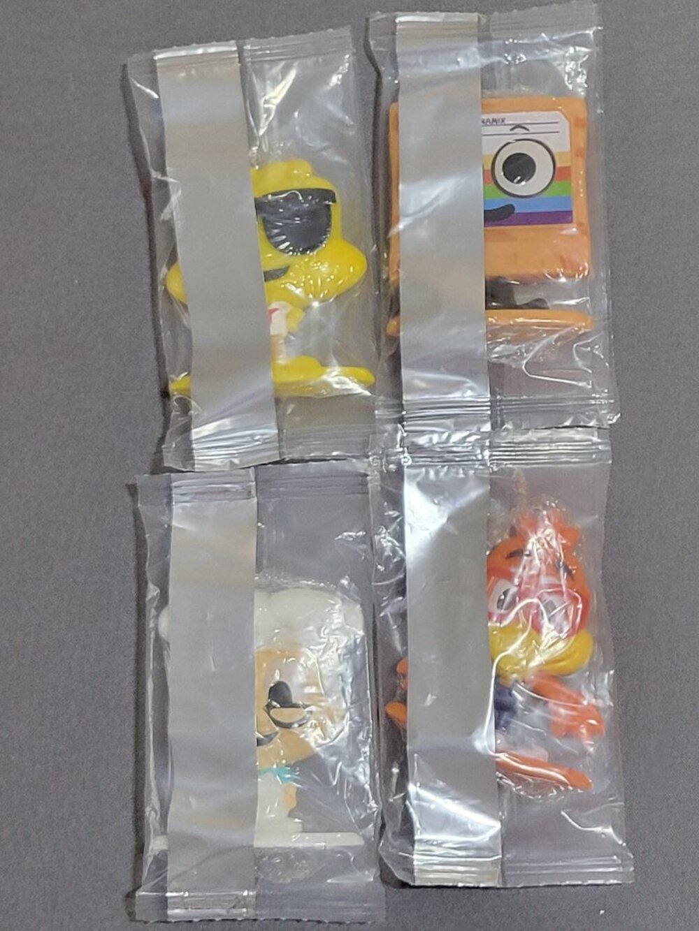 Collectible General Mills Retro Cereal Squad 1990's Series 3 Cereal Figures X 4.